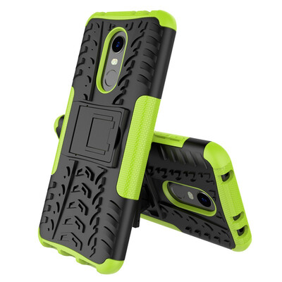 

Fivice Redmi5 PlusRedmi note5 Case TPU anti-fall tire pattern back clip bracket phone case