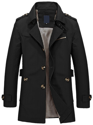 

Mens Trench Coat European&US