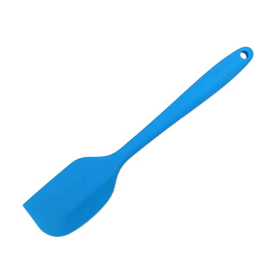 

UpperX 1 PCS Batter Spatula Silicone Cake Cream Mixer Baking Scraper With Long HandleColor random
