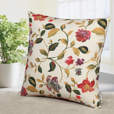 

Ivy home textiles coarse cloth pillow sofa cushion pillow pillow core flowering 46X46