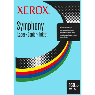 

Xerox Color Copy Paper 160g A4 Blue Green 250 листов / сумка