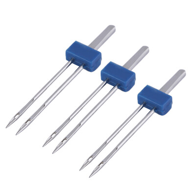 

3pcs Double Twin Needle Size 2mm/3mm/4mm Needles Sewing Machine Tool Kit