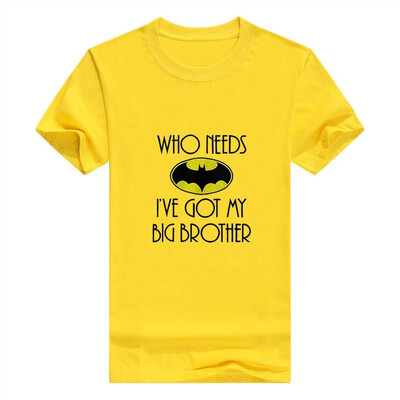 

Who Needs Batman Big Brother Funny Nerd Cute Hero Romper Men T-Shirt