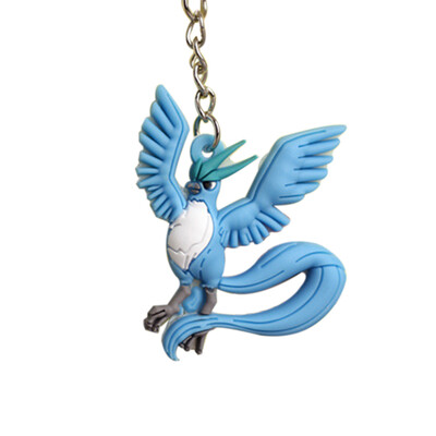 

Pocket Monsters 3D Pokemon Cartoon PVC Keychain Rubber Figure Keyring Ornament Mini Pendant Pikachu Toy Accessories