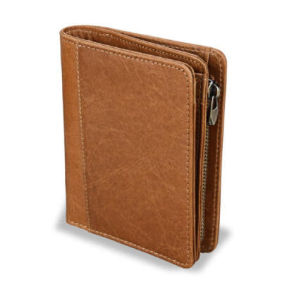 

Mens Genuine Leather Credit Card Holder Clutch Bifold Coin Purse Wallet Pockets