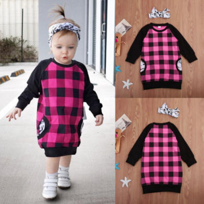 

AU Stock Toddler Kids Girls Pageant Princess Party Dress Casual Sweater Dresses