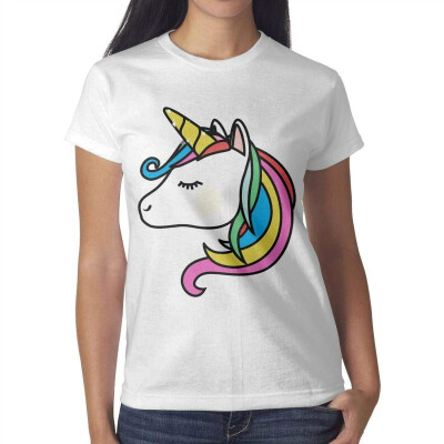 

Always Be Yourself Unicorn Women White Tshirt Cotton Interesting T-Shirts