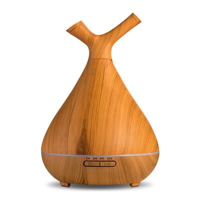 

Fashion Air Humidifier Home Office Aromatherapy Machine Mini Essential Oil Diffuser Aroma Cool Mist Humidifier Deep Brown EU Plug
