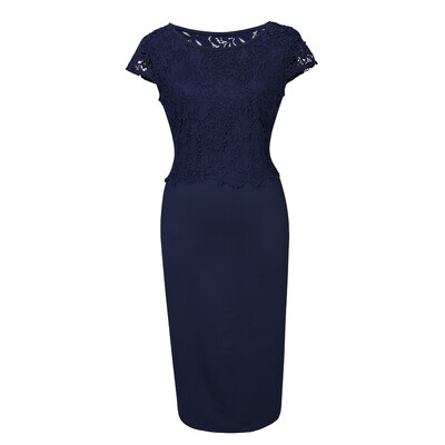 

2017 New Style Elegant woman Summer Sexy Lace Party Pencil Dresses