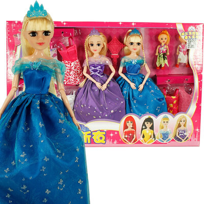 

Abbie Lens Eyes with 3D Curl Eyelashes Doll DIY Toys Clothes Gown Outfits&Shoes for Girls Birthday Party Christmas Gift