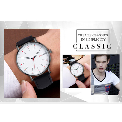 

Fashion Ultra Simple Couple Quartz Watch Casual Elegant Unisex Analog Wristwatch