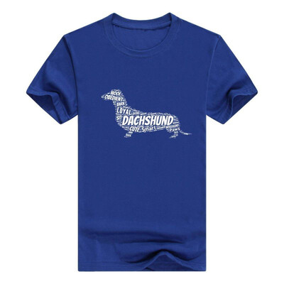 

Dachshund Doxen Weiner Word Art Dog Owner Gift Tshirt For Men