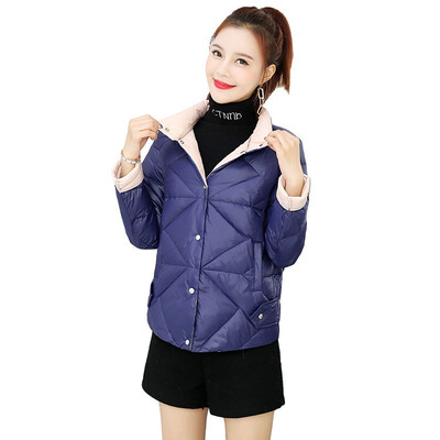 

Lightweight down jacket women short paragraph 2018 winter new womens Korean version of the loose fashion casual jacket