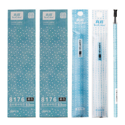 

Truecolor 8176 winter snow full needle water pen 0.5 black 20pcs x 2 box