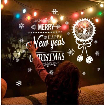 

Christmas Wall Art Removable Home Shop Vinyl Window Wall Stickers Decal Decor