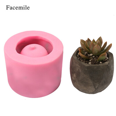 

1PCS Flower Potted Planter Silicone Mold Handmade Craft Garden Home Decoration Plant Flowerpot Cement Vase Molds Style 6