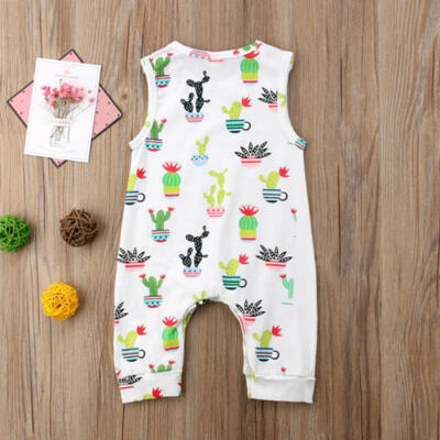 

Newborn Infant Kid Baby Girl Boy Bodysuit Romper Jumpsuit Outfit Summer Clothes