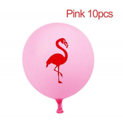 

2017 10Pcs Ballon Flamingo Latex Birthday Ballons Wedding Party Favor Decoration