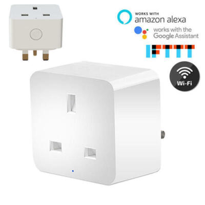 

Lntelligent Wifi Smart Timer UK Plug Socket Outlet App Amazon Alexa Google