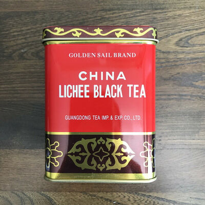 

Golden Sail Brand China Lichee Flavored Black Tea 227g 12 lbs Tin