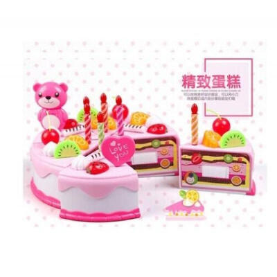 

UK Seller 37x Fruit Birthday With light Cake Cookie Cupcake Pretend Play kids