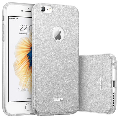 

Миллиард цветов (ESR) iPhone6 ​​/ 6с телефон оболочки / защитный рукав 4.7 дюймов Apple, 6 / 6s телефонные аппараты блестеть макияж серии мягкой оболочки DROP Silver Meteor