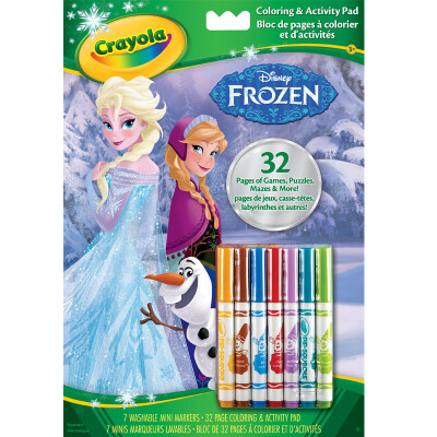 

painted children music Crayola ice and snow odd color game album 04-5900