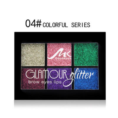 

6 Colours Eyeshadow Eye Shadow Palette Makeup Kit Set Make Up Professional Box