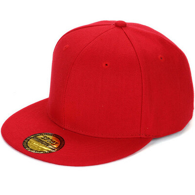 

MSEK MMZ160061 Men&39s Ladies Baseball Cap Lightboard Skateboard Flat Hat Hat Hat BBOY Hat Red
