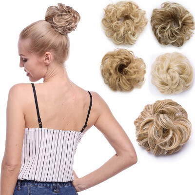 

Synthetic Hair Bun Extensions Messy Hair Scrunchies Hair Pieces for Women Hair Donut Updo Ponytail