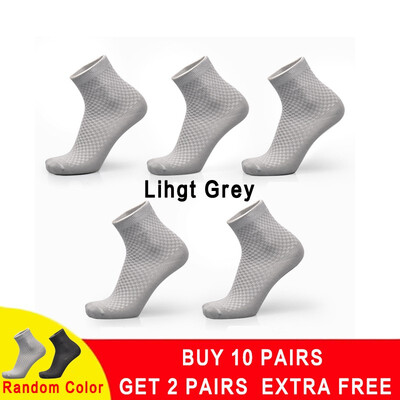 

Men Bamboo Fiber Socks Brand New Casual Business Anti-Bacterial Deodorant Breatheable Man Long Sock 5pairs lot