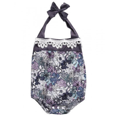 

USA Newborn Baby Girls Floral Lace Bodysuit Rompers Jumpsuit Outfits Clothes sui
