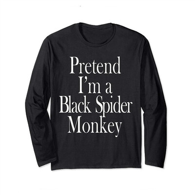 

Black Spider Monkey Costume Long Sleeve Tee