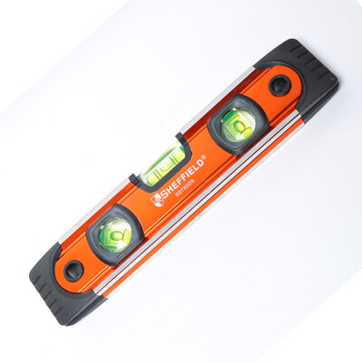 

Steel shield SHEFFIELD S078009 strong magnetic torpedo level portable aluminum alloy level with package plastic shock anti-drop 9 inches 230mm