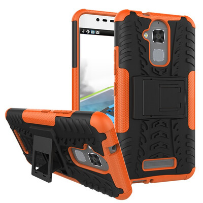 

Fivice Zenfone 3 max52"ZC520TL Case TPU anti-fall tire pattern back clip bracket phone case