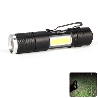 

UltraFire MINI - COB2 250 Lumens XPE 4-Stop Telescopic Flashlight
