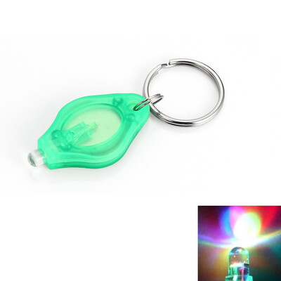 

Mini LED Flash Light Keychain Ring Torch Super Bright Colorful Light