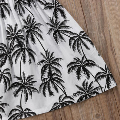 

2018 Kids Baby Girls Dress Toddler Casual Coconut Grove Sundress Outfit Dresses
