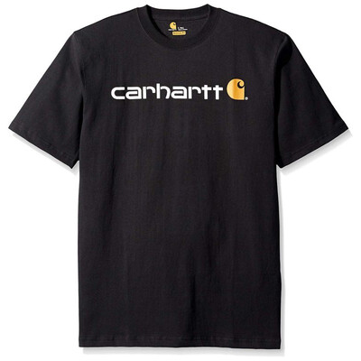 

Carhartt Mens Big & Tall Signature Logo Short Sleeve Midweight Jersey T-Shirt K195