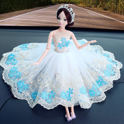 

1 pcs lovely Dolls beautiful Decorative Dolls auto Ornament Sweet Wedding Handmade dolls Fashion Car Interior Decoration