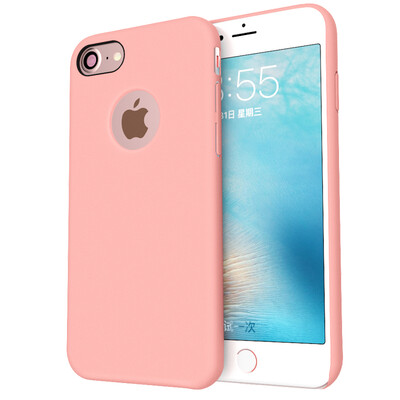 

КОЛА iPhone7 телефона оболочка защитного рукав популярная марка Natural Range тонкой корочка мягкая для кожи текстура, подходящая для iPhone iPhone7 розовых