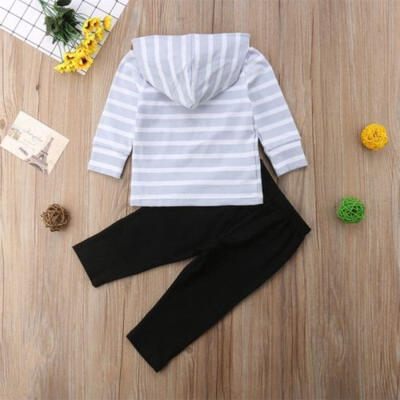 

Newborn Baby Boy Girl T-shirt TopsPants Leggings Outfit Toddler Clothes Sets