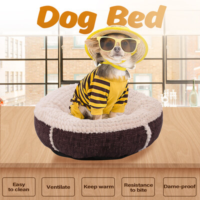 

Dog Bed Pet Bed Sofa Pet Mat Non-slip Washable for Dog Cage House Floor Size S