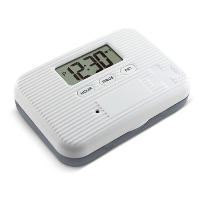 

Dust-proof Separated Pill Organizer Pill Box Case Electronic Timer Alarm Clock Reminder Medicine Storage Dispenser
