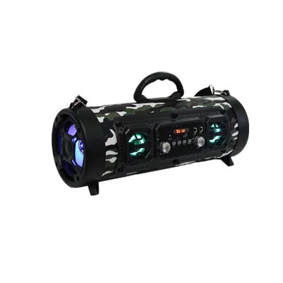 

Portable 15W Big Power Outdoor Wireless Bluetooth Speaker Cool Graffiti Hip hop Style Subwoofer Support MicTF Card Play Music