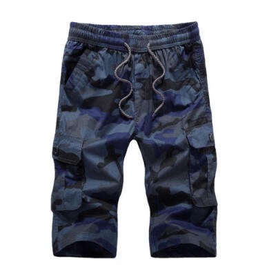 

Men Casual Sport Camo Cargo Shorts Military Combat Pants Multi-Pocket YU