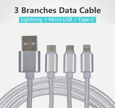 

33Ft USB 20 to Micro USB Type C Lightning Charging Cable Sync Data Line Cord for iPhone iPad Samsung