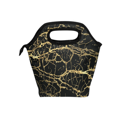 

Lunch Bag Tote Bag Marble Grain Travel Picnic Organizer Lunch Holder Handbags Lunch Bag Box