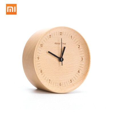 

Xiaomi Mijia AboutTime Wooden Alarm Clock Men Women Mute Office Desktop Table Clocks Watch Gift For Xiaomi Smart Home