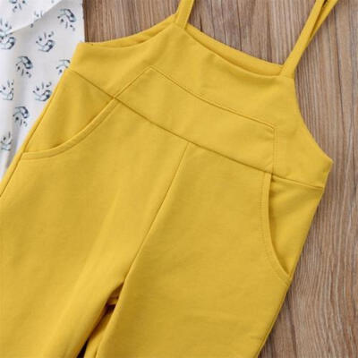 

Flora Toddler Baby Girl Kids Off Shoulder TopsLong Leggings Summer Clothes Set